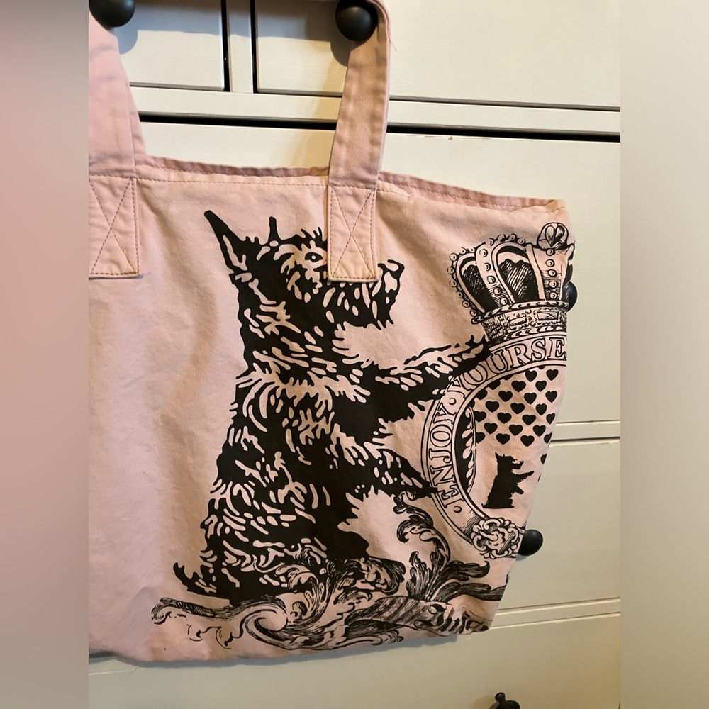 Y2K Juicy Couture Pink and Brown Tote Bag - Picture 6 of 13